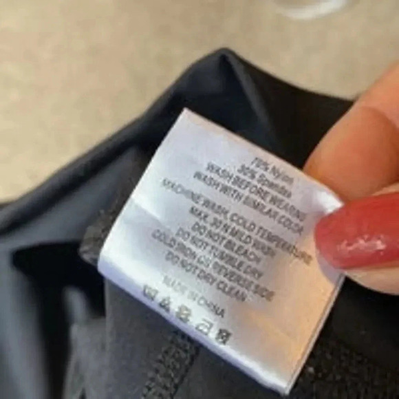 Zyia Active Women Pants Rainbow Black Luxe High-Rise Leggings Size 4 - Picture 7 of 7